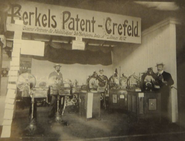 Berkels Patent Crefeld und Berlin Messestand